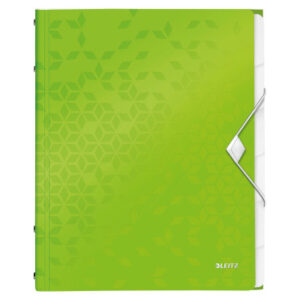 LEITZ     Ordnungsmappe WOW PP        A4 46330054  grün                  6-teilig