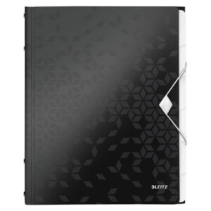 LEITZ     Ordnungsmappe WOW PP        A4 46330095  schwarz               6-teilig