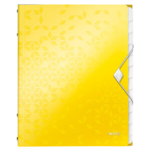 LEITZ     Ordnungsmappe WOW PP        A4 46340016  gelb                 12-teilig