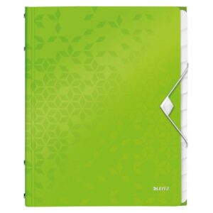 LEITZ     Ordnungsmappe WOW PP        A4 46340054  grün                 12-teilig