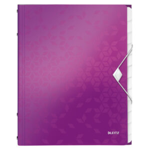 LEITZ     Ordnungsmappe WOW PP        A4 46340062  violett              12-teilig