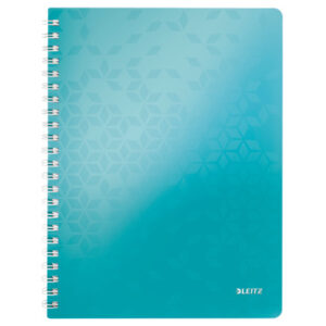 LEITZ     Spiralblock WOW             A4 46370051  eisblau               80 Blatt