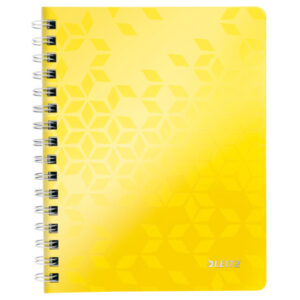 LEITZ     Spiralbuch WOW PP           A5 46410016  gelb                  80 Blatt