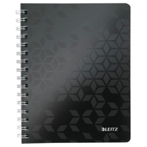 LEITZ     Collegeblock WOW PP         A5 46410095  schwarz                kariert