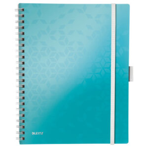 LEITZ     Spiralbuch WOW              A4 46440051  eisblau