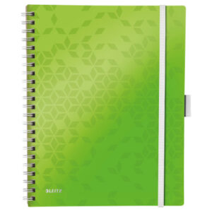 LEITZ     Spiralbuch WOW              A4 46440054  grün