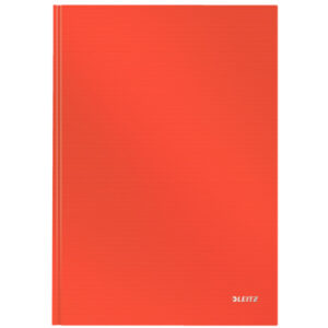 LEITZ     Notizbuch Solid, Hardcover  A4 46650020  liniert                hellrot