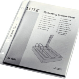 LEITZ     Zeigetasche PP extra        A5 47050003  genarbt, 0,13mm      100 Stück