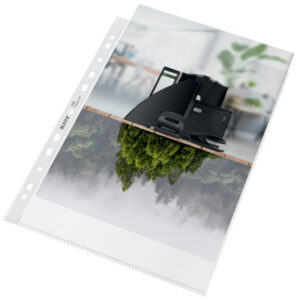 LEITZ     Zeigetaschen PP Recycle     A4 47913003  transparent, 140my    25 Stück