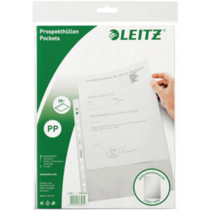 LEITZ     Prospekthülle PP            A4 47966003  farblos               25 Stück