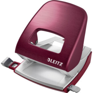 LEITZ     Bürolocher NewNeXXt Metall 50060028  granat rot            30 Blatt