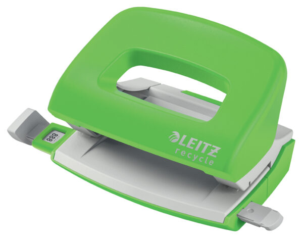 LEITZ     Locher NeXXt Recycle 50100055  grün, C02 neutral     10 Blatt