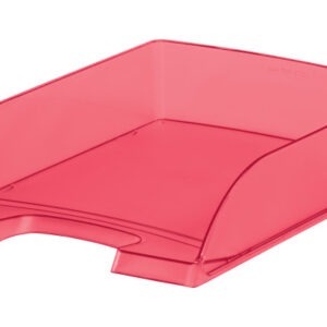 LEITZ     Briefkorb Plus              A4 52270026  rot frost