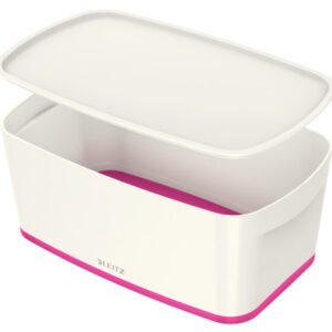 LEITZ     MyBox Klein, mit Deckel    5lt 52291023  weiss/pink