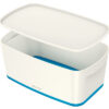 LEITZ     MyBox Klein, mit Deckel    5lt 52291036  weiss/blau