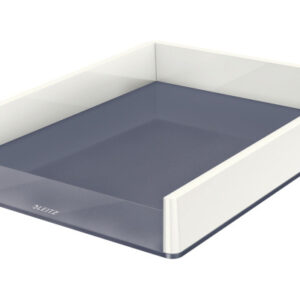 LEITZ     Briefkorb WOW               A4 53611001  weiss/grau