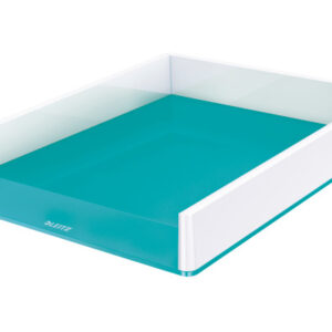 LEITZ     Briefkorb WOW               A4 53611051  weiss/eisblau