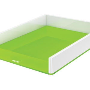 LEITZ     Briefkorb WOW               A4 53611054  weiss/grün