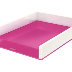 LEITZ     Briefkorb WOW               A4 53611023  weiss/pink