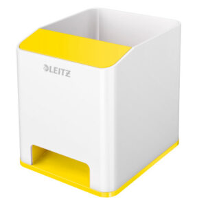 LEITZ     Sound Stifteköcher WOW 53631016  weiss/gelb