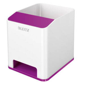 LEITZ     Sound Stifteköcher WOW 53631062  weiss/violett
