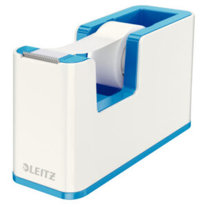 LEITZ     Klebebandabroller WOW 19mmx33m 53641036  weiss/blau