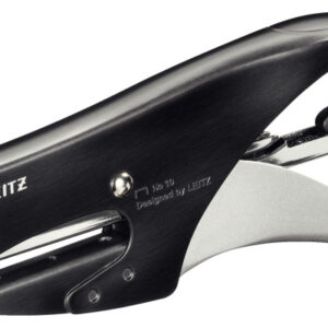 LEITZ     Heftzange No. 10 Style 55640094  satin schwarz         15 Blatt