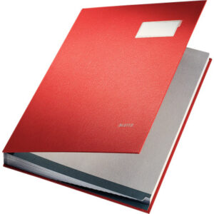 LEITZ     Unterschriftsmappen         A4 57000025  rot                  20 Fächer