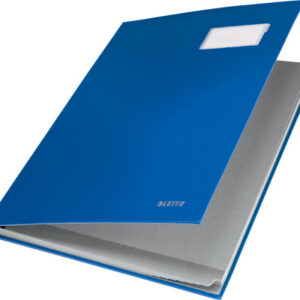 LEITZ     Unterschriftsmappen         A4 57010035  blau                 10 Fächer