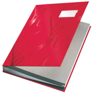 LEITZ     Unterschriftenmappe         A4 57450025  rot                  18 Fächer