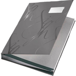 LEITZ     Unterschriftenmappe         A4 57450085  grau                 18 Fächer