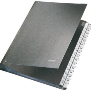 LEITZ     Pultordner Hartkarton       A4 58310095  schwarz              32 Fächer