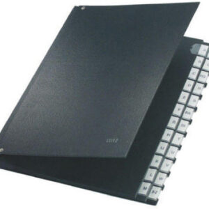 LEITZ     Pultordner                 A-Z 59240095  schwarz              24 Fächer