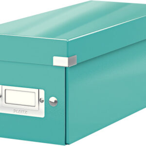 LEITZ     Click&Store WOW CD-Ablagebox 60410051  eisblau          143x136x352mm