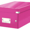 LEITZ     Click&Store WOW DVD-Ablagebox 60420023  pink             206x147x352mm
