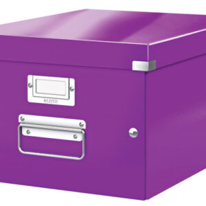 LEITZ     Click&Store WOW Ablagebox M 60440062  violett          281x200x370mm