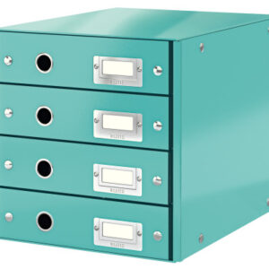 LEITZ     Schubladenset Click & Store A4 60490051  eisblau           4 Schubladen