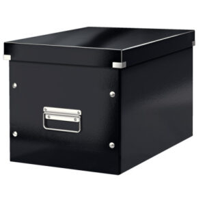 LEITZ     Click&Store WOW Cube-Box L 61080095  schwarz          320x310x360mm
