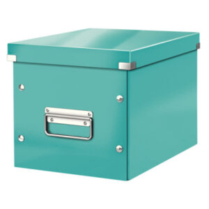 LEITZ     Click&Store WOW Cube-Box M 61090051  eisblau          260x240x260mm