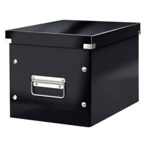 LEITZ     Click&Store WOW Cube-Box M 61090095  schwarz          260x240x260mm