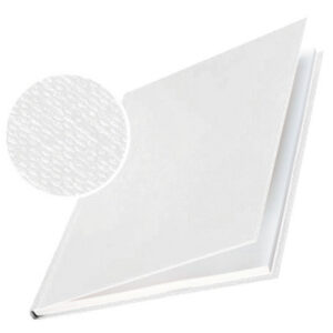 LEITZ     Buchbindemappen Hard Cover  A4 73900001  weiss, 3.5mm, Leinen  10 Stück