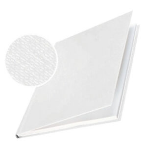 LEITZ     Buchbindemappen Hard Cover  A4 73910001  weiss, 7mm, Leinen    10 Stück