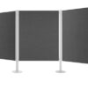 MAGNETOP. Präsentationswand 3-teilig 1101003   Filz grau          3905x1800mm