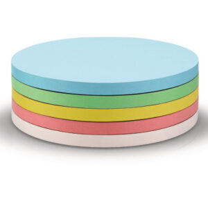MAGNETOP. Moderationskarten rund   140mm 111151790 5-farbig ass.        250 Stück