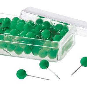 MAGNETOP. Pinwand-Nadeln 111165005 grün, 6x19mm         100 Stück