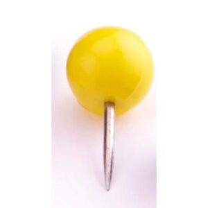 MAGNETOP. Pinwand-Nadeln 111165102 gelb, 6x17mm         100 Stück