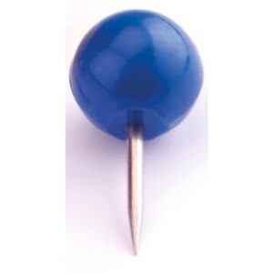MAGNETOP. Pinwand-Nadeln 111165103 blau, 6x17mm         100 Stück