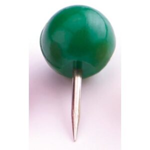 MAGNETOP. Pinwand-Nadeln 111165105 grün, 6x17mm         100 Stück