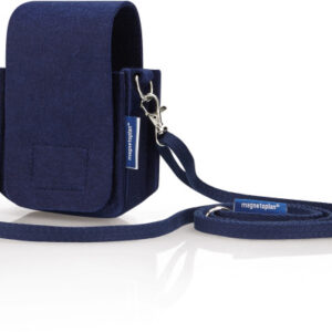 MAGNETOP. Moderatorentasche ecoAware 11124     blau, Filz        110x150x70mm