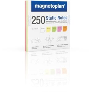 MAGNETOP. Static Notes         100x100mm 11250110  ass.                 250 Stück